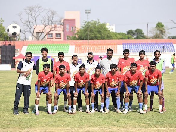 अबूझमाड़ रामकृष्ण मिशन आश्रम का फुटबॉल टैलेंट खेलो इंडिया ट्राइबल गेम्स में चमका